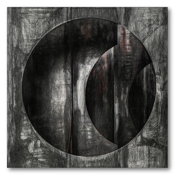 Deep Abstract Geometry Art Print