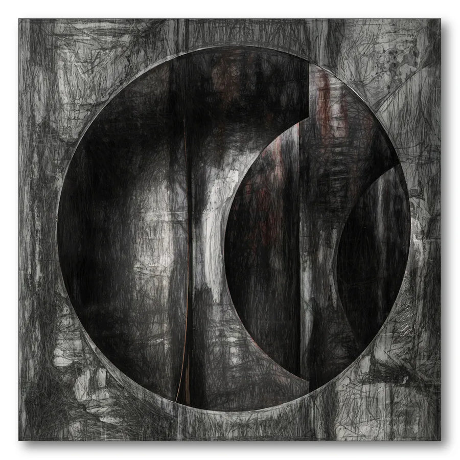 Deep Abstract Geometry Art Print