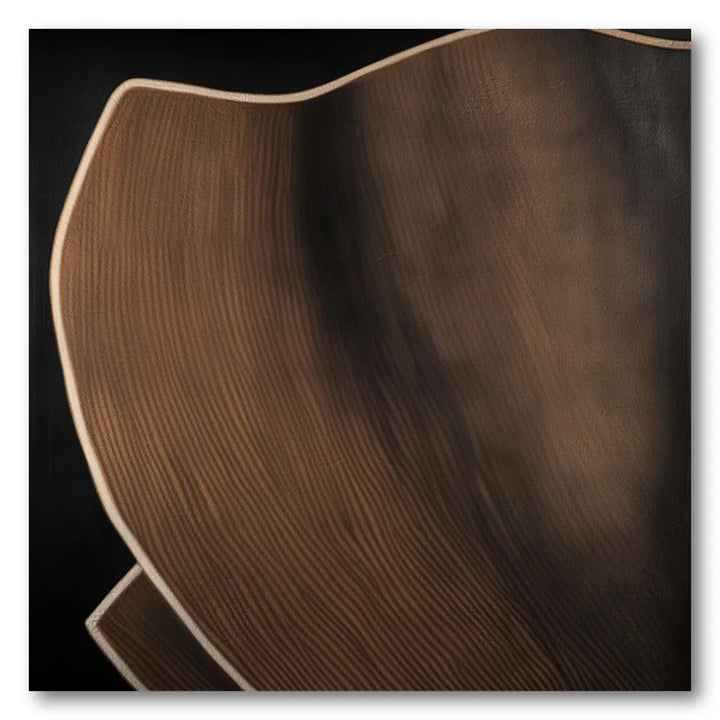 Deep Wood Curve Art Print