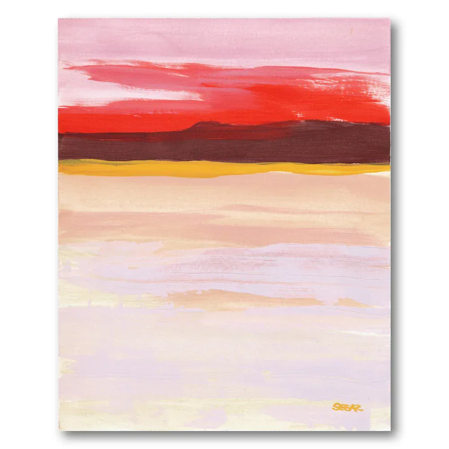 Desert Sunset Horizon Art Print