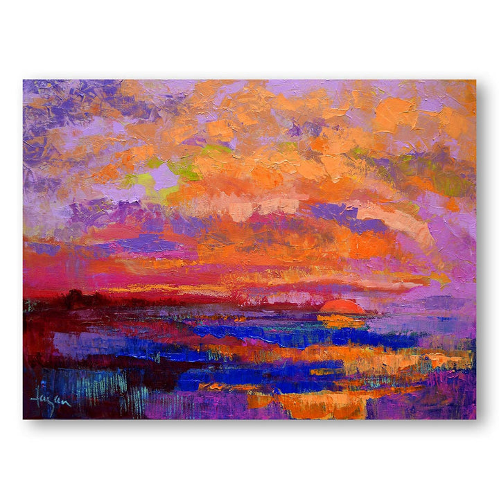 Twilight Rose Abstract Art Print