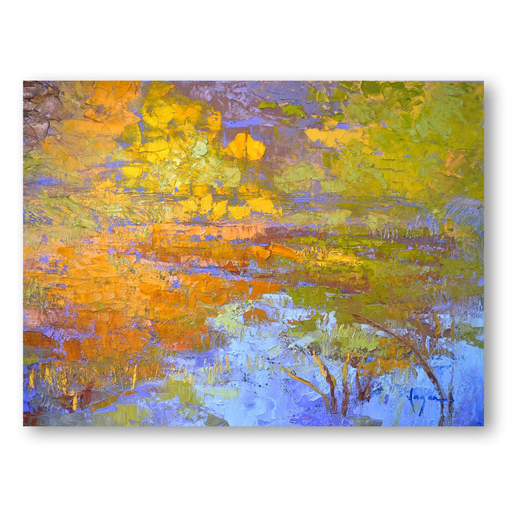 My Pond Really I Abstract Art Print