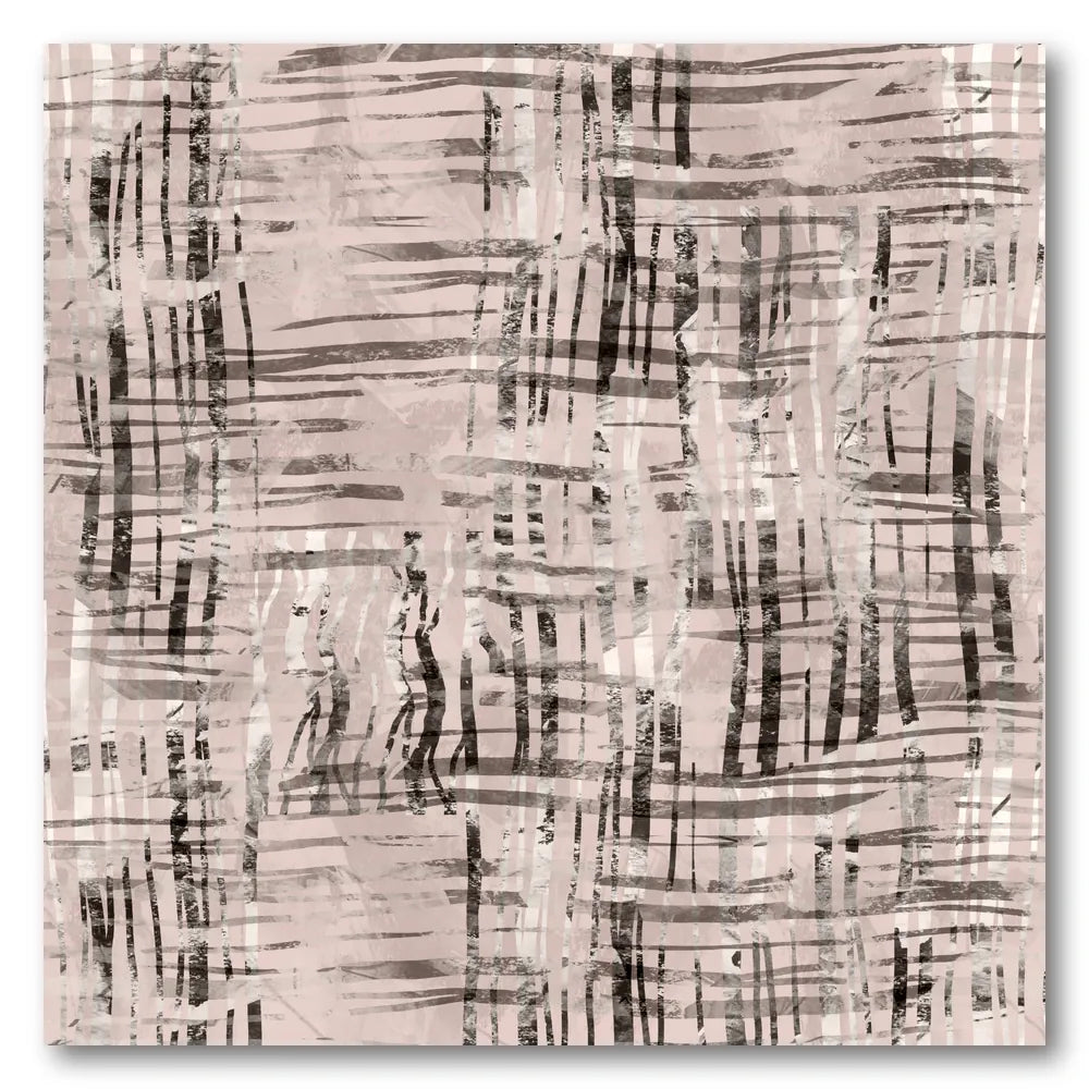 Distressed Woven Pattern Art Print 1