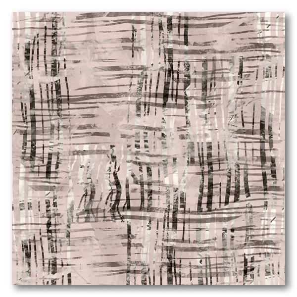 Distressed Woven Pattern Art Print 1