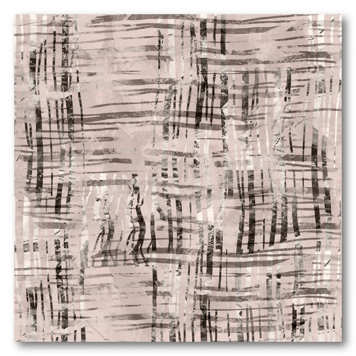 Distressed Woven Pattern Art Print 1