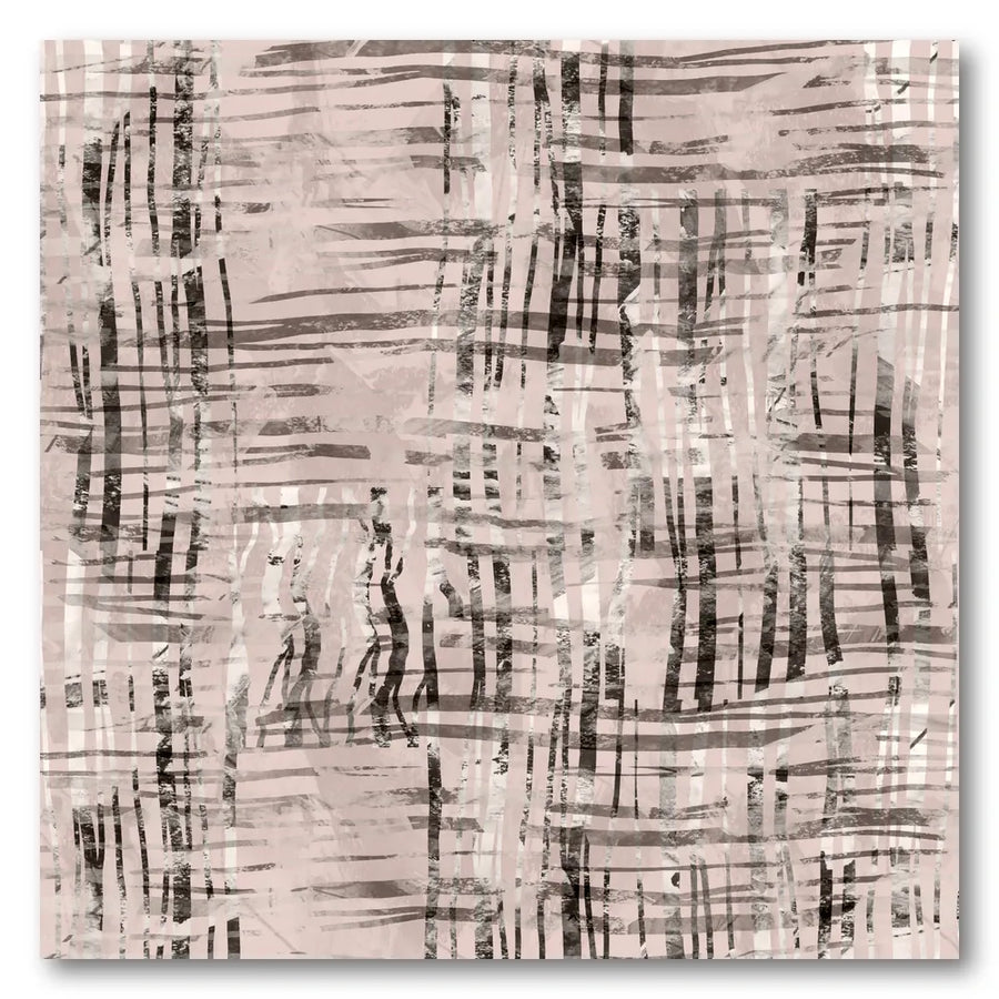 Distressed Woven Pattern Art Print 1