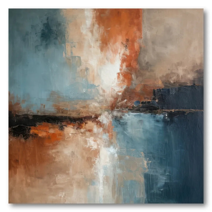 Abstract Earth Tones Art Print