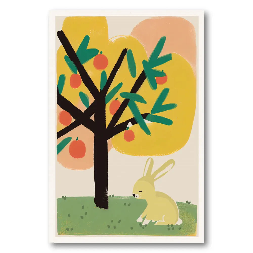 Dreaming Under Tree Art Print