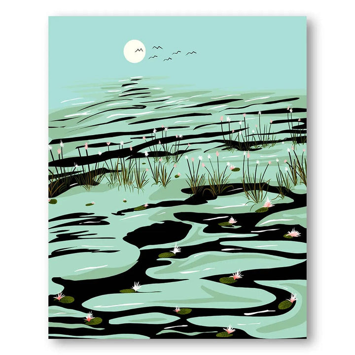 Tranquil Moonlit Waters Art Print