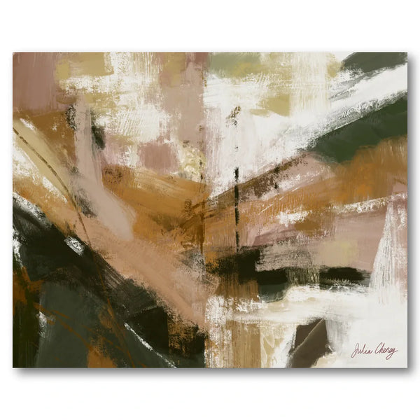 Dusty Pinkolive Abstract Art Print