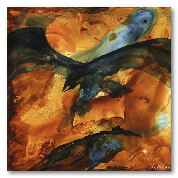 Dynamic Fluid Abstract Art Print