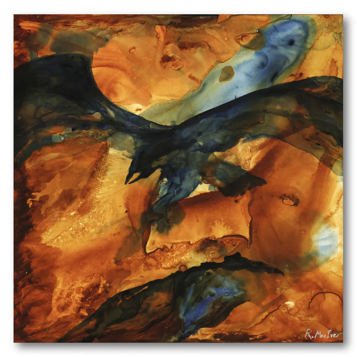 Dynamic Fluid Abstract Art Print
