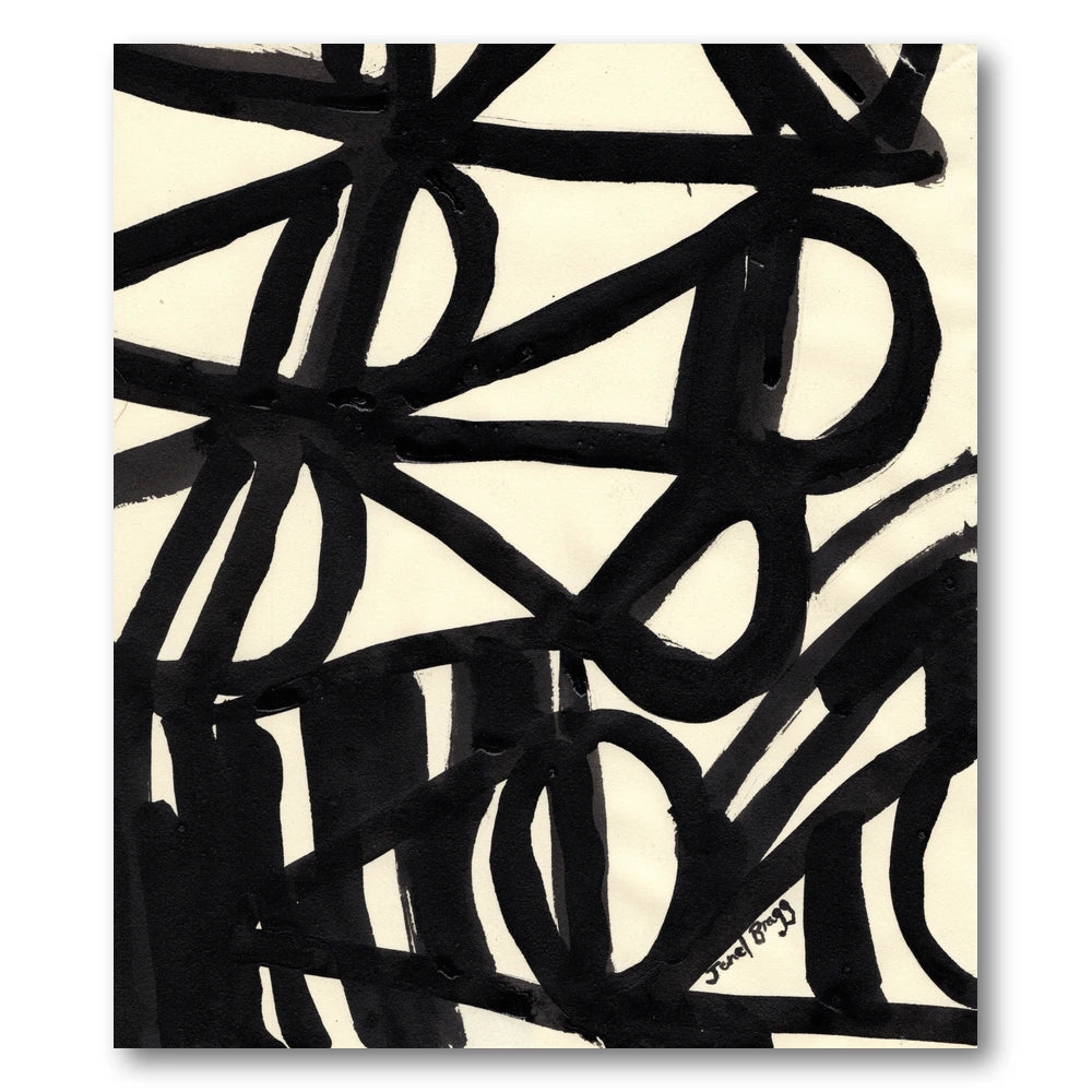 Dynamic Line Pattern Art Print