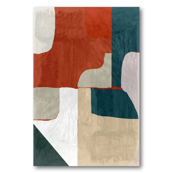Earth and Tide Interlock Art Print 1
