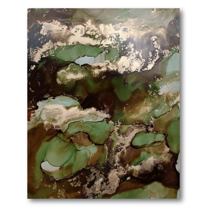 Earthly Swirls Art Print