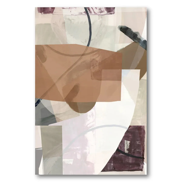 Earthy Abstract Design Art Print 1