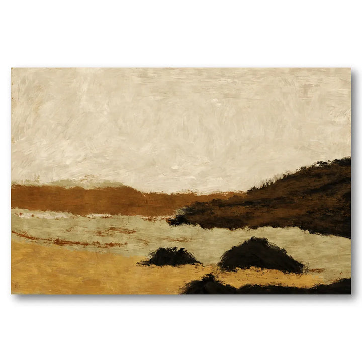 Earthy Abstract Landscape Art Print