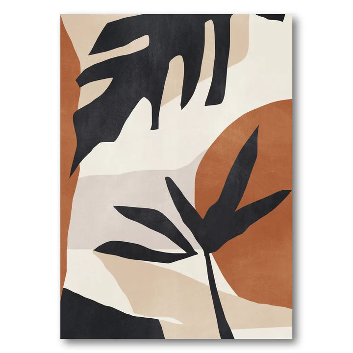 Earthy Botanical Abstract Art Print