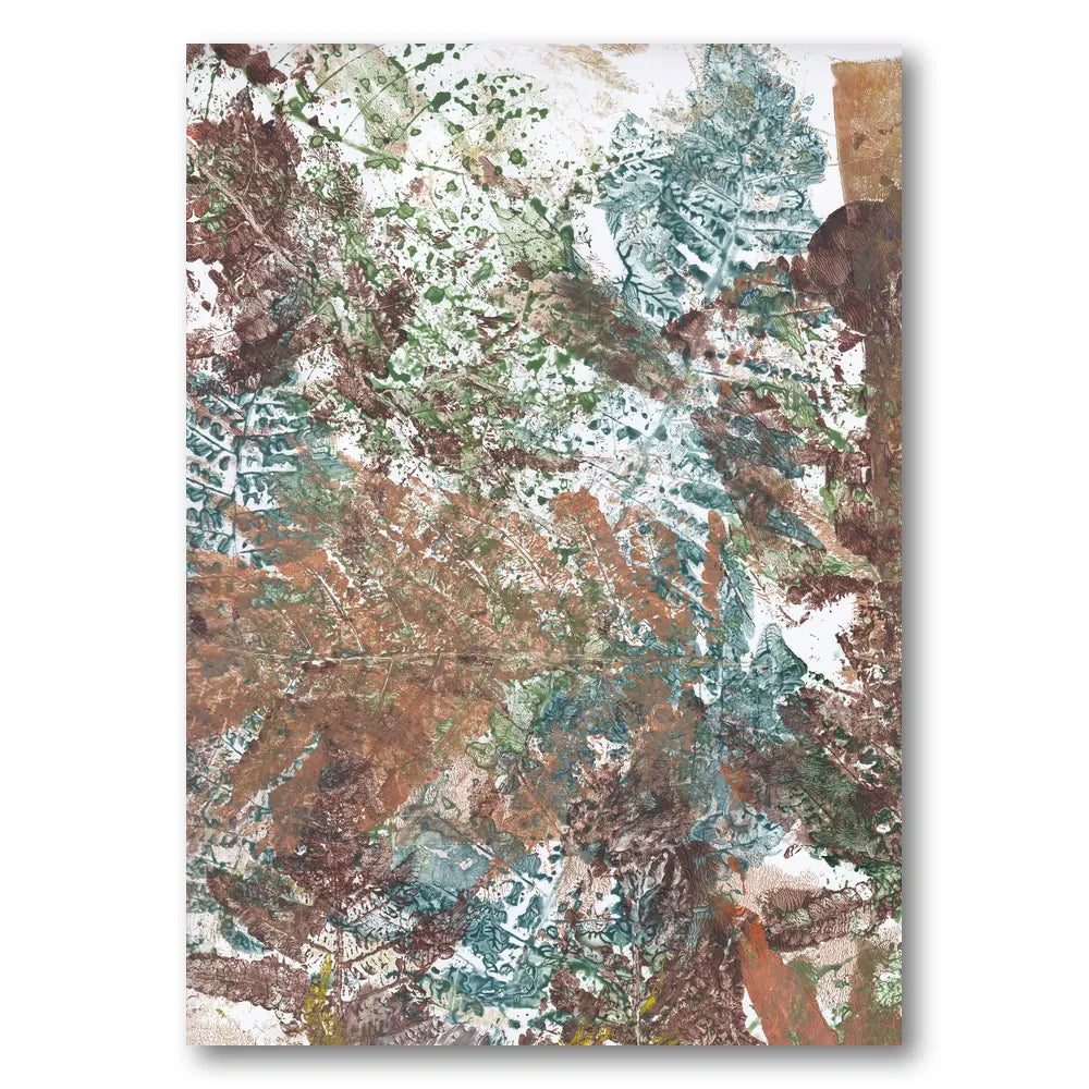 Earthy Botanical Impressions Art Print