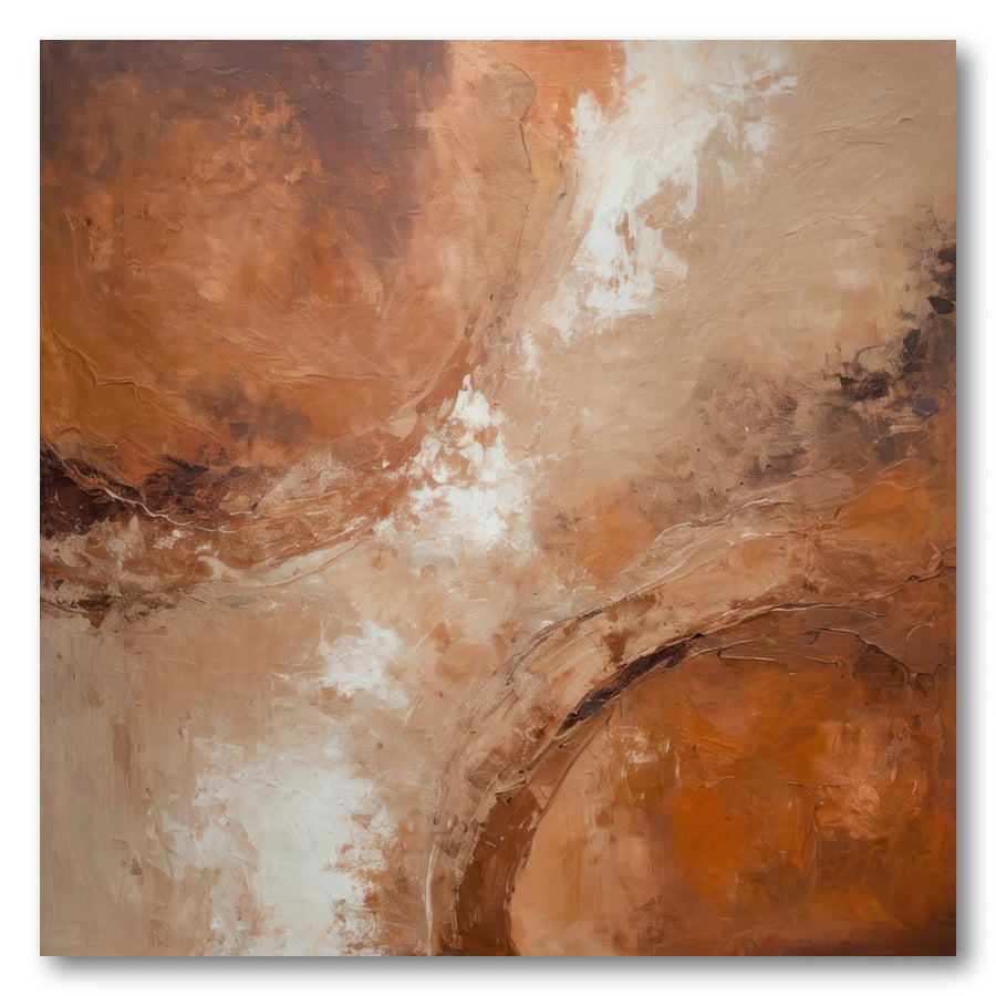 Earthy Desert Abstract Art Print