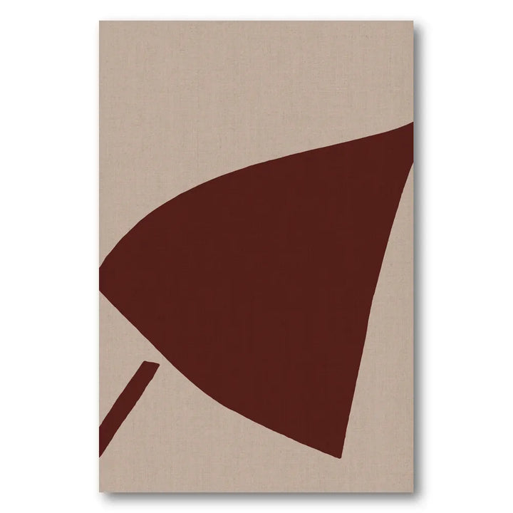 Earthy Geometric Abstract Art Print 1