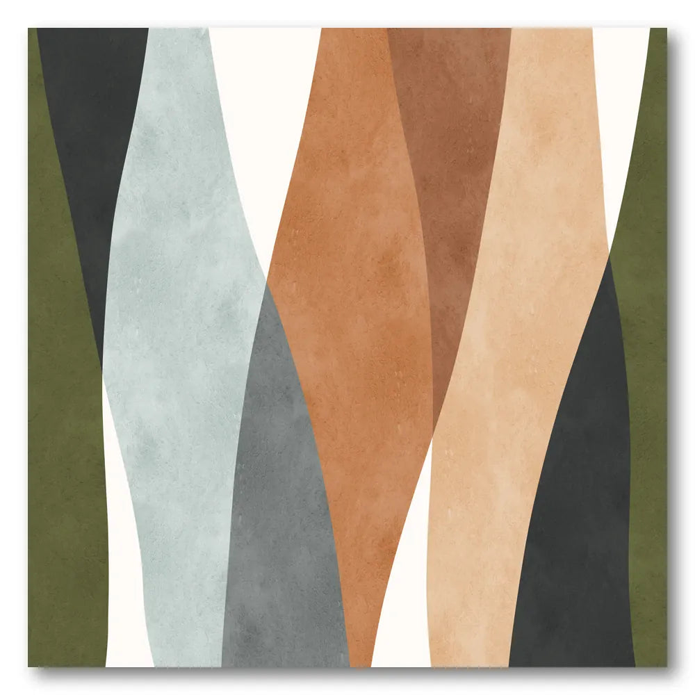 Earthy Organic Flow Art Print