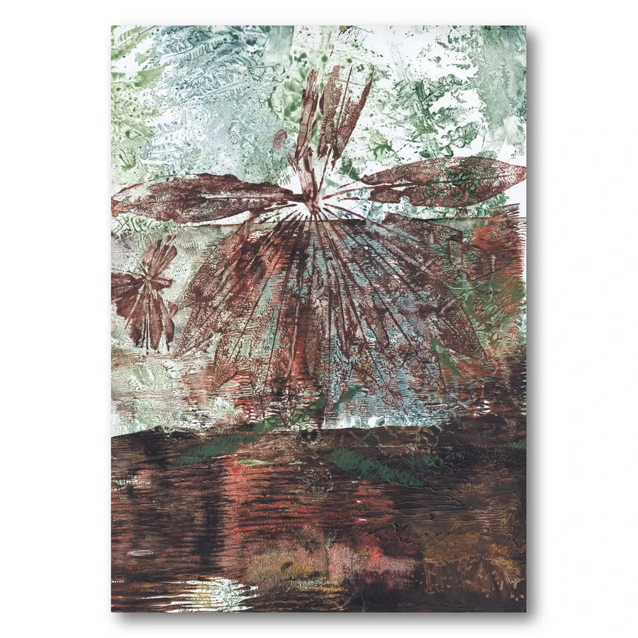 Earthy Water Reflection Art Print