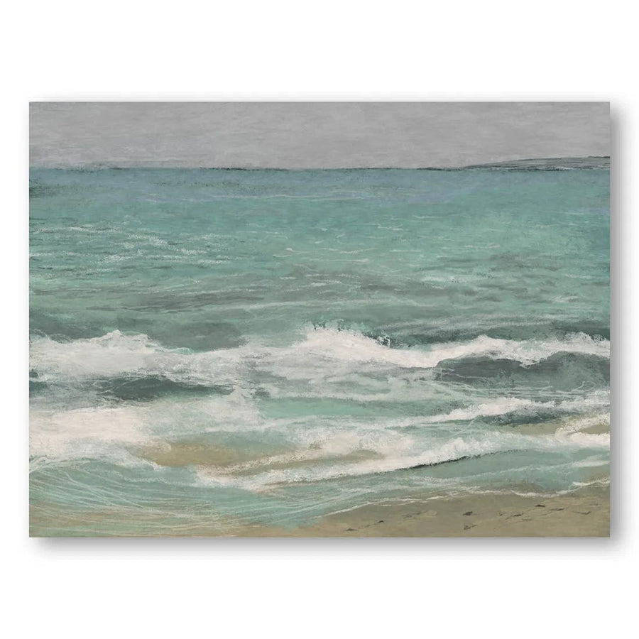 East Bank Breaking Waves Art Print