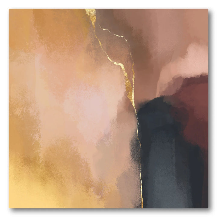 Elegant Abstract Gold Art Print