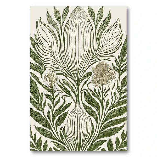 Elegant Botanical Symmetry Art Print