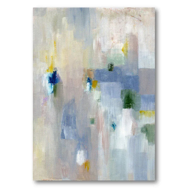 Serene Brushstrokes Abstract Art Print