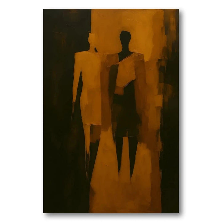 Abstract Silhouettes Art Print