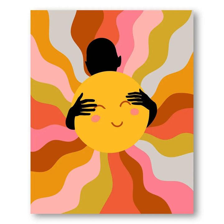 Embrace The Sun Art Print