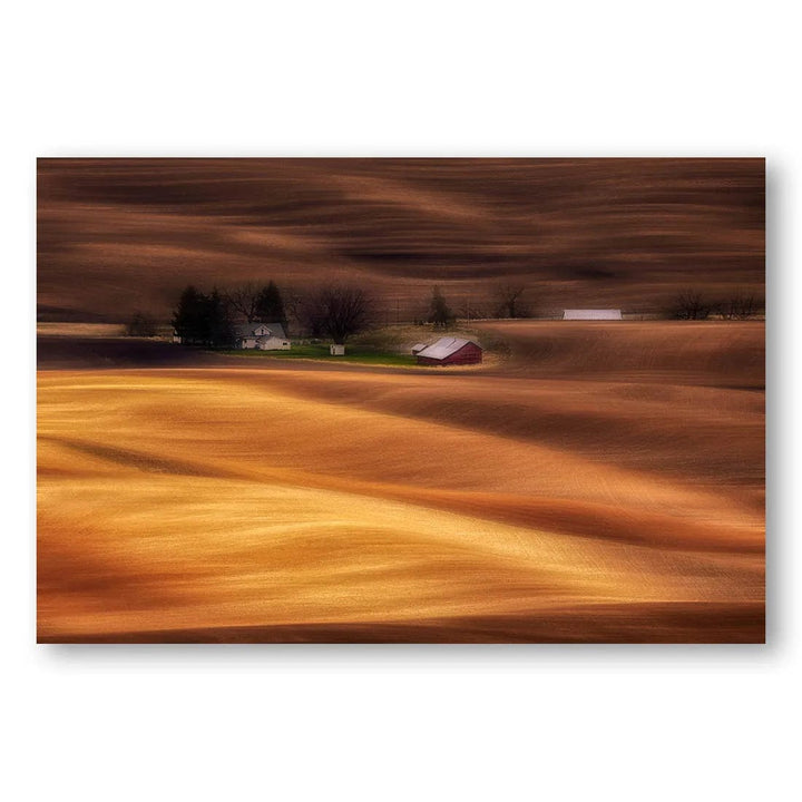 Farmhouse Amidst Waves Photo Print