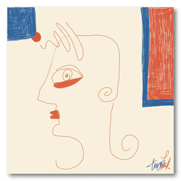 Minimalist Modern Face Art Print