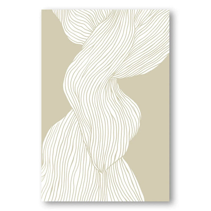 Fibers Twisting Harmony Art Print