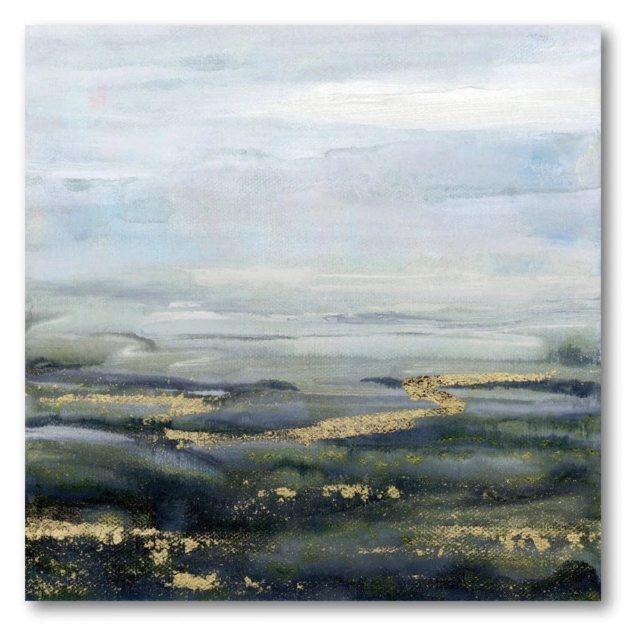 Misty Horizon Serenity Art Print