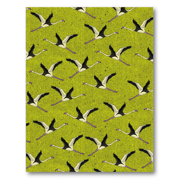 Elegant Crane Pattern Art Print