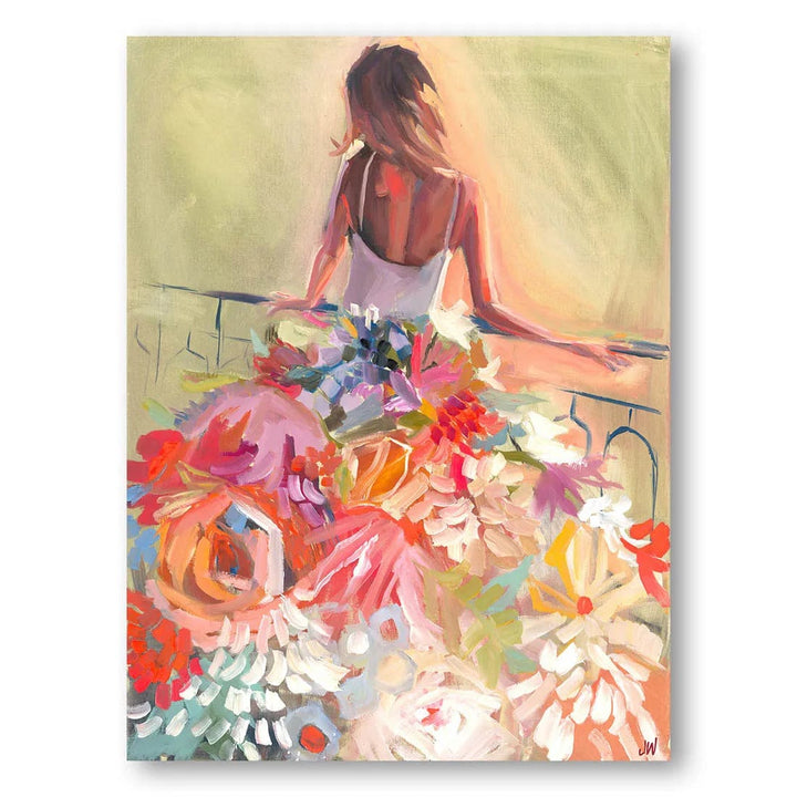 Flower Dress Daydream Art Print