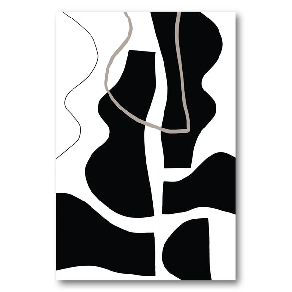 Flowing Silhouettes Art Print