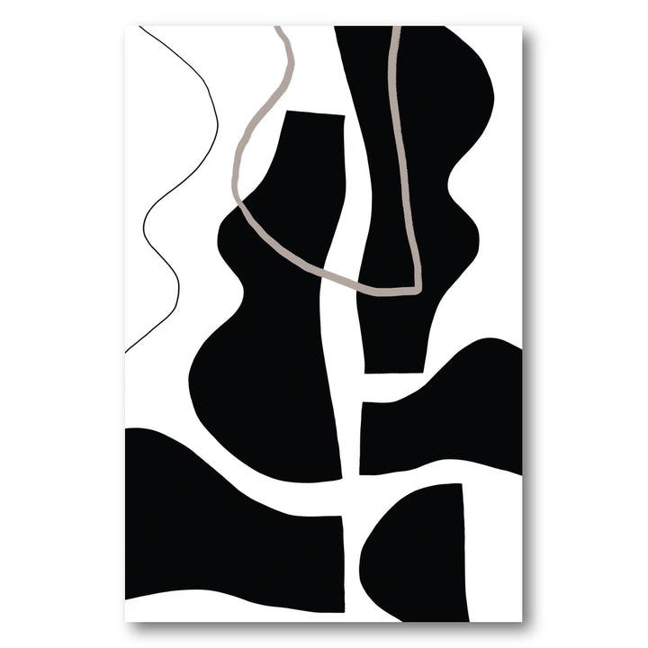 Flowing Silhouettes Art Print