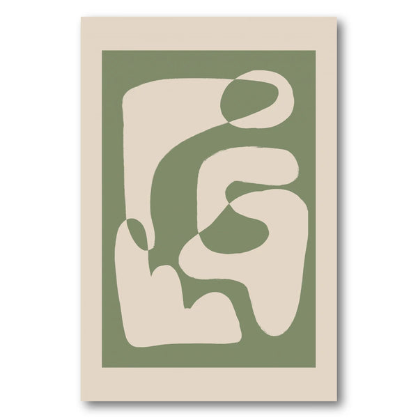 Fluid Organic Abstraction Art Print