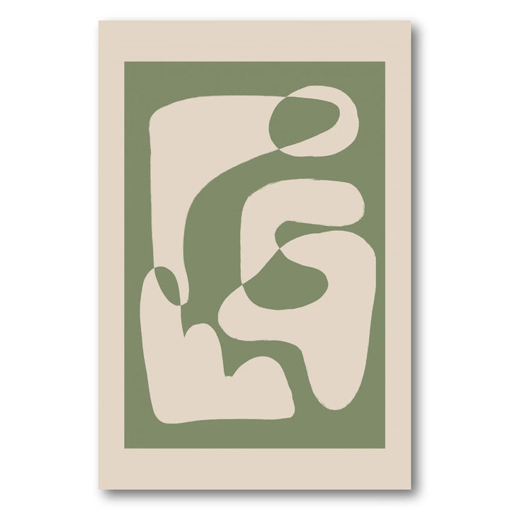 Fluid Organic Abstraction Art Print
