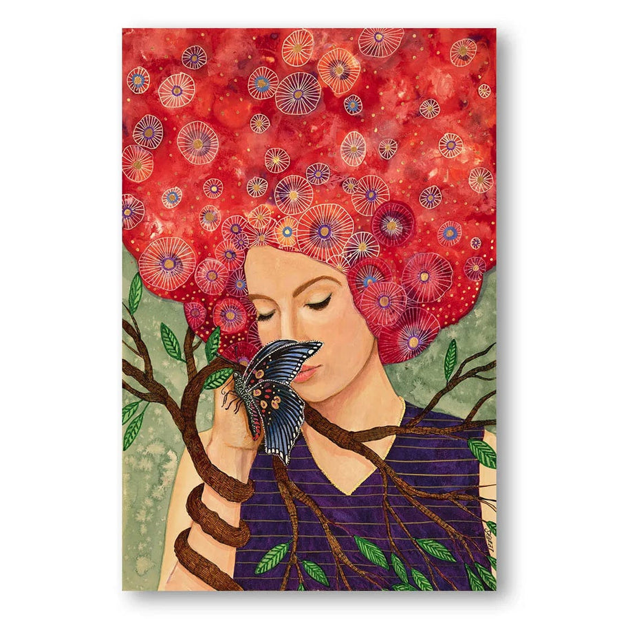 Butterfly Embrace Nature Art Print