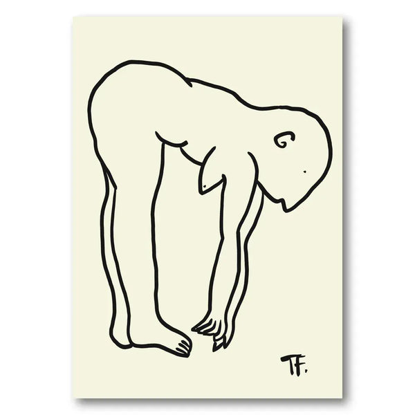Minimalist Contemplative Figure Art Print