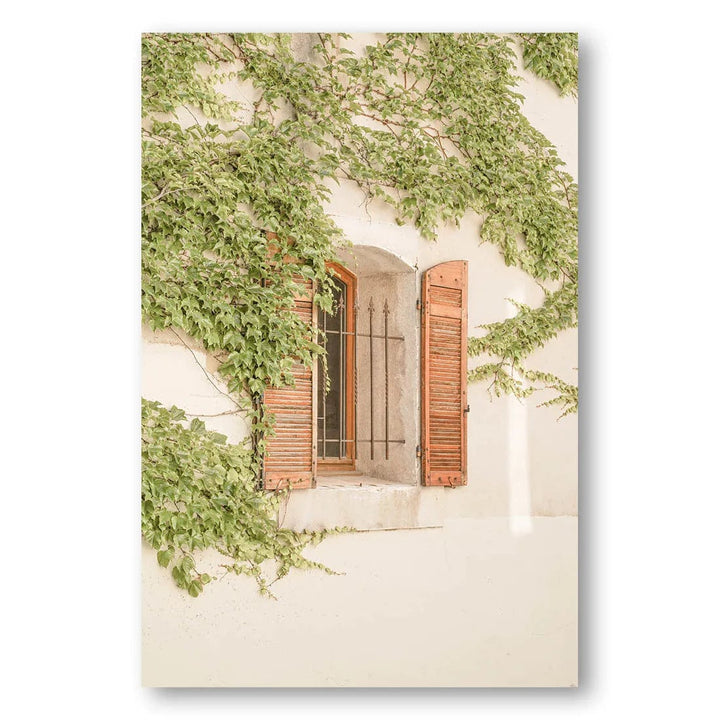 French Shutters Mediterranean Photo Print