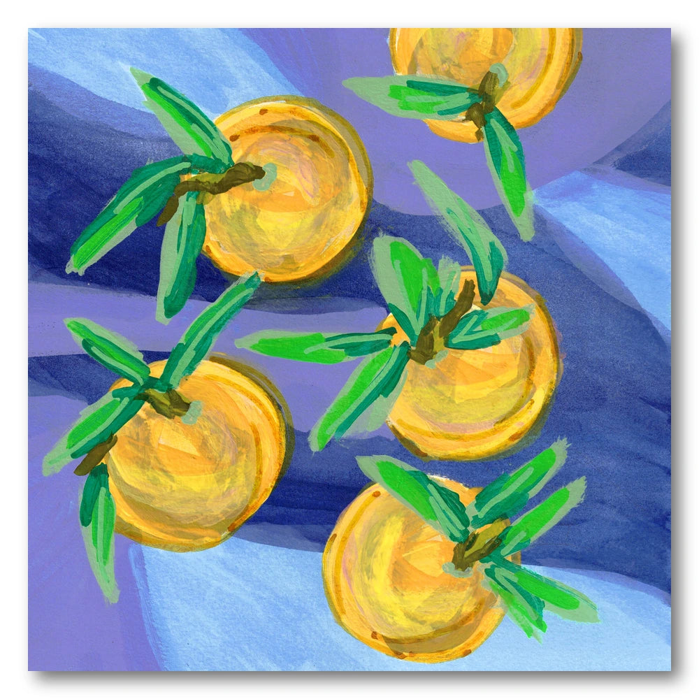Fresh Citrus Oranges Art Print