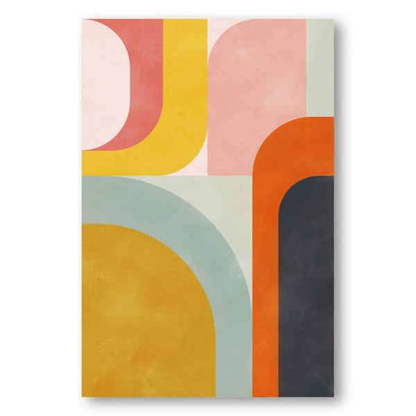 Color Harmony Canvas Art Print