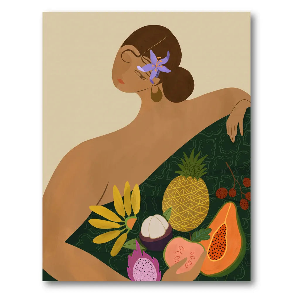 Fruit Seller Art Print