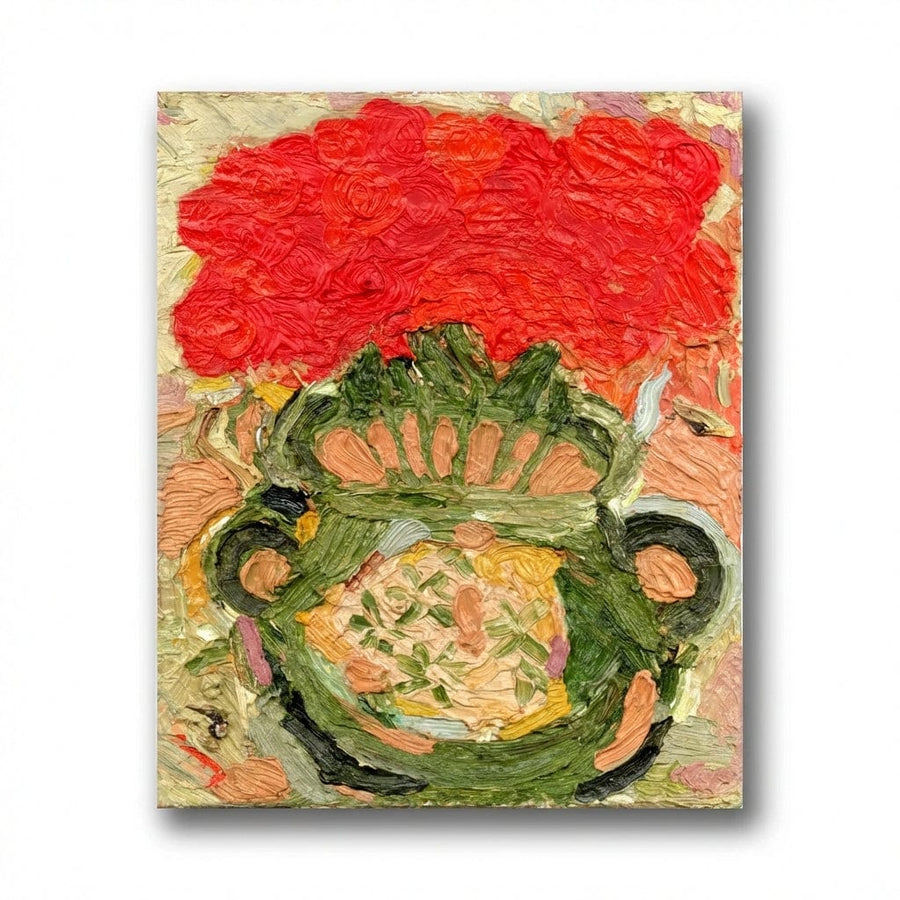 Vibrant Floral Vase Art Print